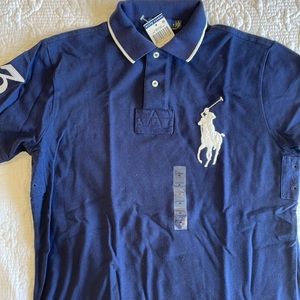 Men’s Custom Fit Navy Polo